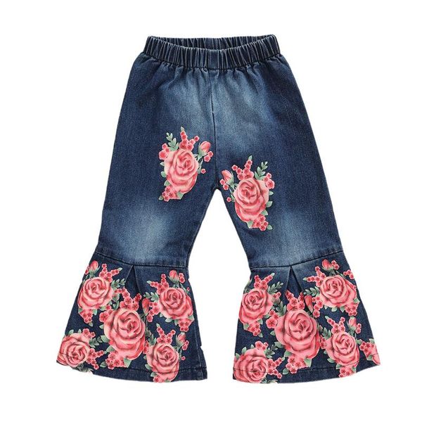 jeans toddler kid baby girl clothes floral long flares denim pants bell-bottom jean, Blue
jeans toddler kid baby girl clothes floral long flares denim pants bell-bottom jean, Blue