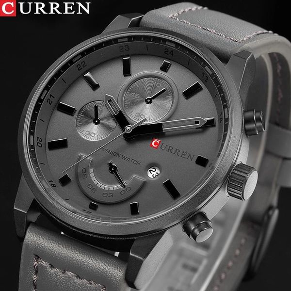 wristwatches curren watches est men fashion sport stainless steel case leather strap watch quartz business wristwatch reloj hombr, Slivery;brown
wristwatches curren watches est men fashion sport stainless steel case leather strap watch quartz business wristwatch reloj hombr, Slivery;brown