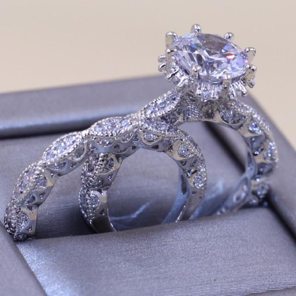 cluster rings choucong jewelry 925 sterling silver round cut white 5a cubiz zirconia cz wedding women couple bridal ring set gi, Golden;silver
cluster rings choucong jewelry 925 sterling silver round cut white 5a cubiz zirconia cz wedding women couple bridal ring set gi, Golden;silver