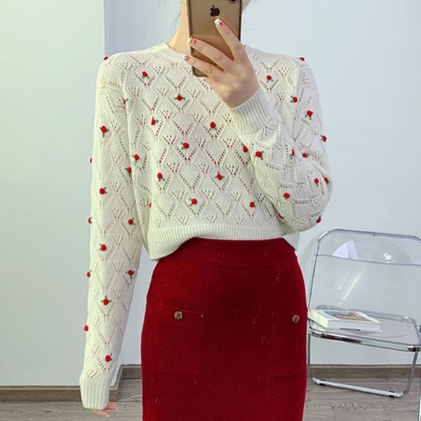sweaters spring thin cropped sweater female brand designer floral embroidery hollow out white short pullover crop knit sweaters, White;black
sweaters spring thin cropped sweater female brand designer floral embroidery hollow out white short pullover crop knit sweaters, White;black