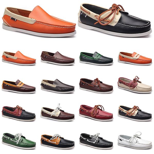 womens sneakers sailing shoe mens casual leather shoes black white red green orange brown outdoor trainers size 38-45 twelve
womens sneakers sailing shoe mens casual leather shoes black white red green orange brown outdoor trainers size 38-45 twelve
