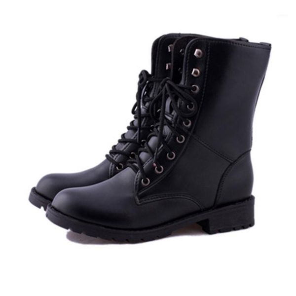 boots women shoes 2021 autumn and winter models flat tie with retro locomotive british style female tide1, Black
boots women shoes 2021 autumn and winter models flat tie with retro locomotive british style female tide1, Black