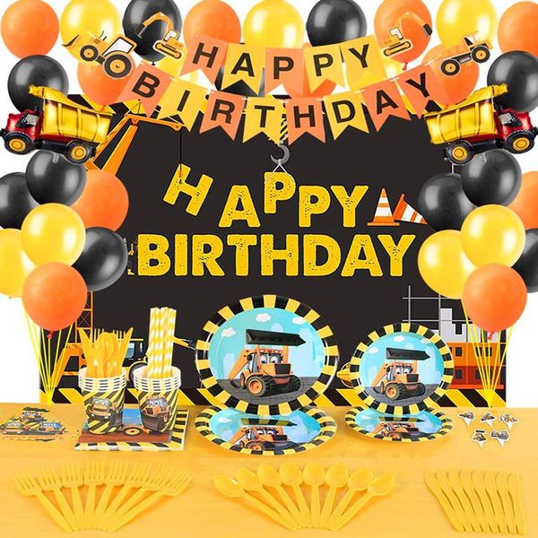 disposable dinnerware excavator party supplies tableware paper cup plates napkins baby shower truck vehicle tractor boys decorations
disposable dinnerware excavator party supplies tableware paper cup plates napkins baby shower truck vehicle tractor boys decorations