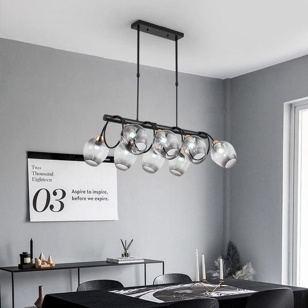 nordic led chandelier magic bean strip 8 heads black lustre ceiling lamp for living room bedroom kitchen bar home decoration chandeliers
nordic led chandelier magic bean strip 8 heads black lustre ceiling lamp for living room bedroom kitchen bar home decoration chandeliers