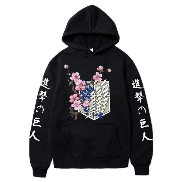 men's hoodies & sweatshirts and women's japanese anime attack titan print long sleeve for men harajuku clothing, Black
men's hoodies & sweatshirts and women's japanese anime attack titan print long sleeve for men harajuku clothing, Black