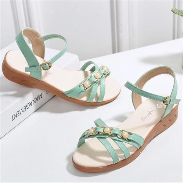 dress shoes flat genuine leather sandals women summer wild simple soft bottom large size women's sandalias mujer, Black
dress shoes flat genuine leather sandals women summer wild simple soft bottom large size women's sandalias mujer, Black