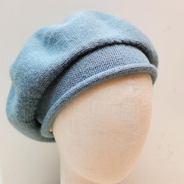 berets maxsiti u women hat warm autumn and winter knitted wool large beret female fashion cloud mass painter cap, Blue;gray
berets maxsiti u women hat warm autumn and winter knitted wool large beret female fashion cloud mass painter cap, Blue;gray