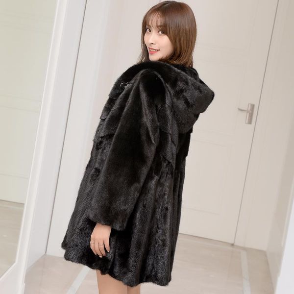 women's fur & faux 2021 real mink coat winter luxury natural full pelt jackets for women korean long jacket my3972, Black
women's fur & faux 2021 real mink coat winter luxury natural full pelt jackets for women korean long jacket my3972, Black