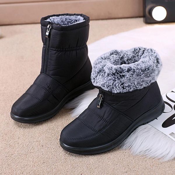 boots tuinanle women fashion waterproof snow for winter shoes casual flats lightweight ankle botas mujer, Black
boots tuinanle women fashion waterproof snow for winter shoes casual flats lightweight ankle botas mujer, Black