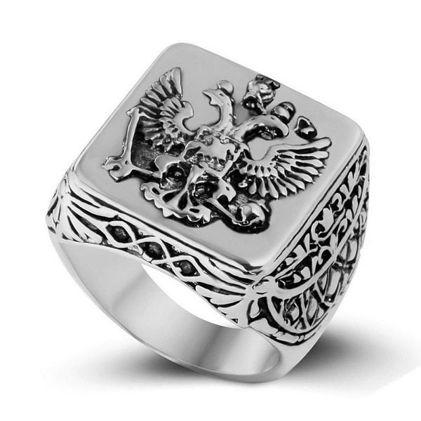 cluster rings fashion men signet ring empire double eagle for male punk arms of big gift, Golden;silver
cluster rings fashion men signet ring empire double eagle for male punk arms of big gift, Golden;silver