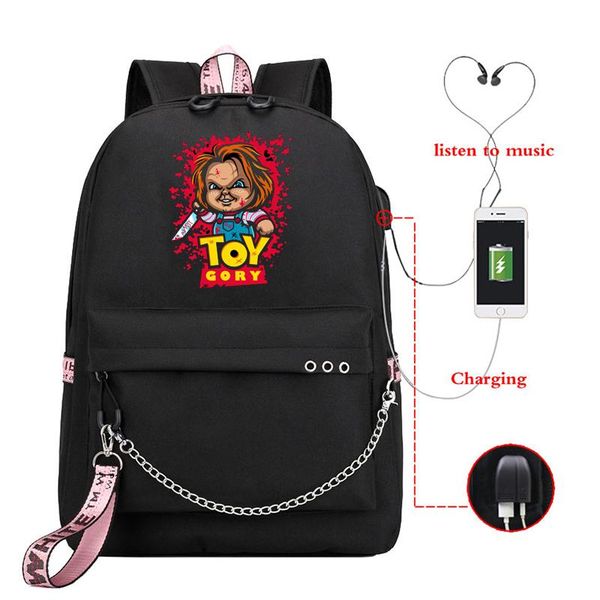 backpack horror chucky printing women backpacks school bags for teenage girl usb charge lapcasual travel
backpack horror chucky printing women backpacks school bags for teenage girl usb charge lapcasual travel