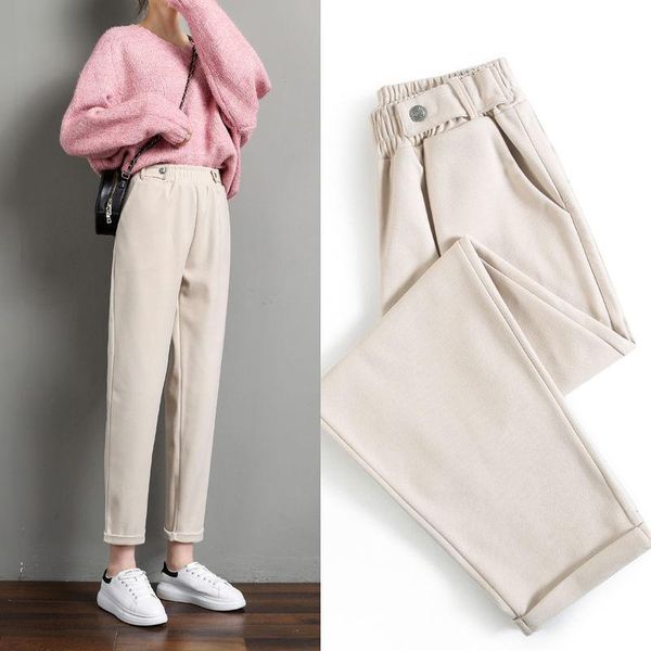 women's pants & capris 2021women woolen autumn winter casual solid elastic waist harem full length trousers s-xxl, Black;white
women's pants & capris 2021women woolen autumn winter casual solid elastic waist harem full length trousers s-xxl, Black;white
