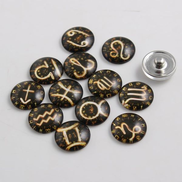 link, chain 18mm zodiac snap button jewelry glass cabochon 12 constellation buttons for diy snaps necklace 12pcs/lot, Black
link, chain 18mm zodiac snap button jewelry glass cabochon 12 constellation buttons for diy snaps necklace 12pcs/lot, Black
