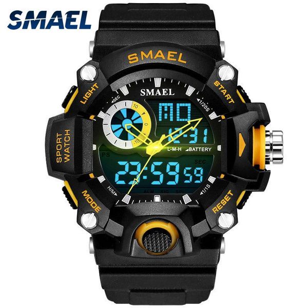 wristwatches men's military wrist watch reloj waterproof watches quartz digital dual display clock chronograph relogio masculin, Slivery;brown
wristwatches men's military wrist watch reloj waterproof watches quartz digital dual display clock chronograph relogio masculin, Slivery;brown