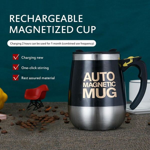 stainless steel with lid automatic electric lazy self stirring mug coffee milk mixing cup office cups water bottles
stainless steel with lid automatic electric lazy self stirring mug coffee milk mixing cup office cups water bottles
