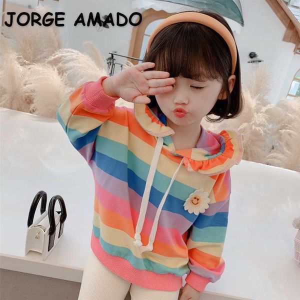 spring korean style baby girls hoodies long sleeve rainbow sweatshirts children cute clothes e42 210610, Black
spring korean style baby girls hoodies long sleeve rainbow sweatshirts children cute clothes e42 210610, Black