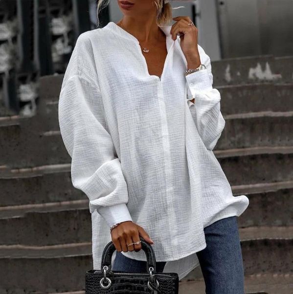 women's t-shirt ownest 2021 women blouse shirt fashion plain long sleeve standing collar casual streetwear white black
women's t-shirt ownest 2021 women blouse shirt fashion plain long sleeve standing collar casual streetwear white black