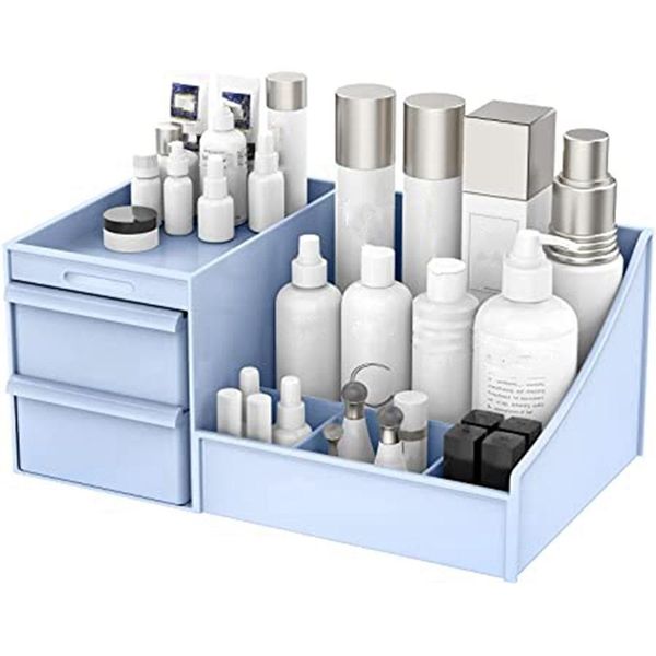 storage boxes & bins blue makeup desk cosmetic box organizer with drawers for dressing table
storage boxes & bins blue makeup desk cosmetic box organizer with drawers for dressing table