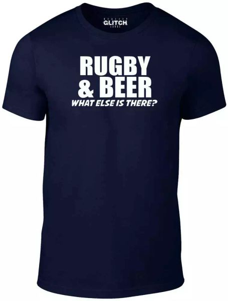 rugby & beer t-shirt - what else t shirt funny sport rugger union league scrum, White;black
rugby & beer t-shirt - what else t shirt funny sport rugger union league scrum, White;black