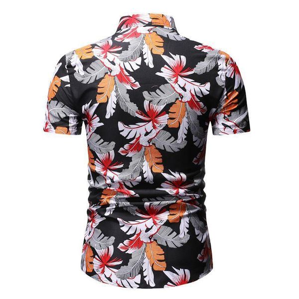 men's casual shirts short sleeve blouse men social shirt clothing slim fit black camisa masculina hawaiian for plant flowers 8pl5, White;black
men's casual shirts short sleeve blouse men social shirt clothing slim fit black camisa masculina hawaiian for plant flowers 8pl5, White;black