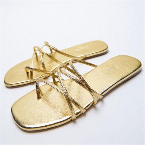 slippers 2021 summer style women's shoes golden straps flat-bottom fashion sandals female flip-flops casual wild woman mujer, Black
slippers 2021 summer style women's shoes golden straps flat-bottom fashion sandals female flip-flops casual wild woman mujer, Black