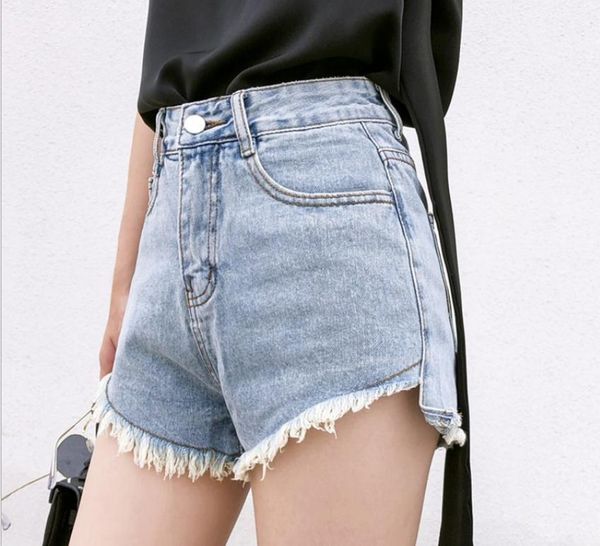 women irregular denim shorts summer style high waist casual loose tassel jeans female leisure short j2930 women's, White;black
women irregular denim shorts summer style high waist casual loose tassel jeans female leisure short j2930 women's, White;black