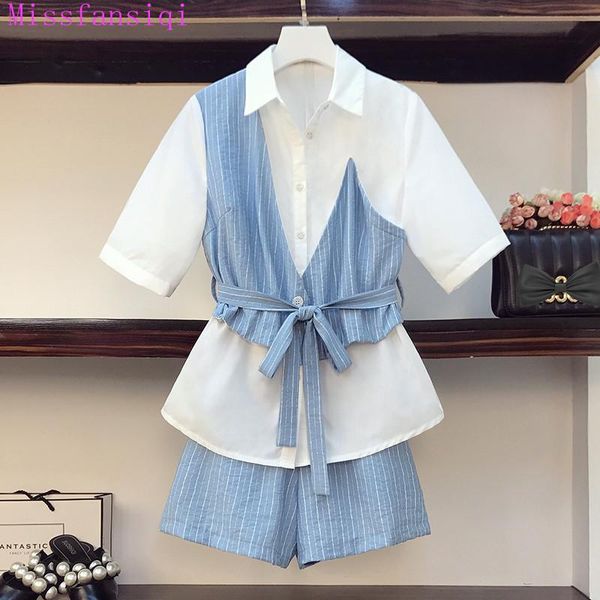 hit summer tracksuit for women short sleeves printed shirt + blue wide leg pants ladies suits female clothing women's two piece, White
hit summer tracksuit for women short sleeves printed shirt + blue wide leg pants ladies suits female clothing women's two piece, White