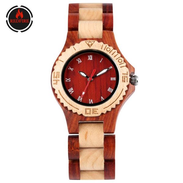 wristwatches redfire white roman numerals analog women's watch natural wooden case watchband folding clasp quartz ladies, Slivery;brown
wristwatches redfire white roman numerals analog women's watch natural wooden case watchband folding clasp quartz ladies, Slivery;brown