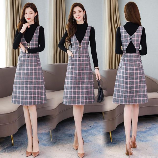 casual dresses 2021 spring autumn women plaid vest dress office lady sleeveless, Black;gray
casual dresses 2021 spring autumn women plaid vest dress office lady sleeveless, Black;gray