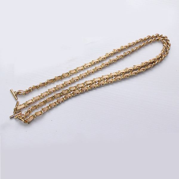1 pair =2pcs diy replacement bag accessories for luxury bags genuine leather handle chain strap, Black