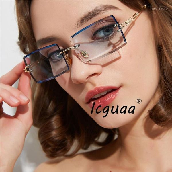 sunglasses small rectangle women fashion rimless sunglass accessories female square sun glasses summer style uv4oo, White;black
sunglasses small rectangle women fashion rimless sunglass accessories female square sun glasses summer style uv4oo, White;black