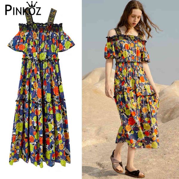 celebrity floral printed summer midi dress slash neck elastic high waist ruched designer party casual long dresses robe 210421, Black;gray
celebrity floral printed summer midi dress slash neck elastic high waist ruched designer party casual long dresses robe 210421, Black;gray