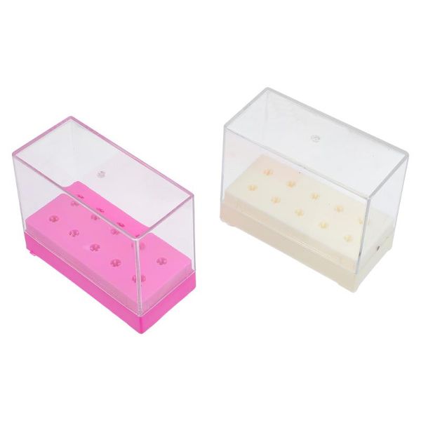 nail art equipment 2pcs grinding head display box 10-holes drill bits storage, Silver
nail art equipment 2pcs grinding head display box 10-holes drill bits storage, Silver
