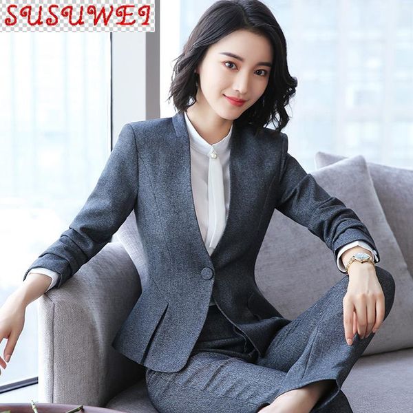 high-quality large size s-4xl professional wear 2021 autumn and winter suit pants business white-collar formal work clothes women's two
high-quality large size s-4xl professional wear 2021 autumn and winter suit pants business white-collar formal work clothes women's two