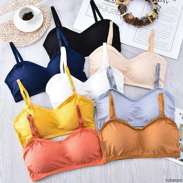 camisoles & tanks double-breasted gather bras for female students beauty back sling underwear ku, Black;white
camisoles & tanks double-breasted gather bras for female students beauty back sling underwear ku, Black;white