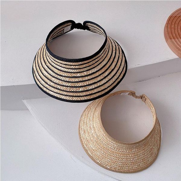 wide brim hats children's summer hat stripe empty sun visor girl cap travel beach kid protection caps straw, Blue;gray
wide brim hats children's summer hat stripe empty sun visor girl cap travel beach kid protection caps straw, Blue;gray