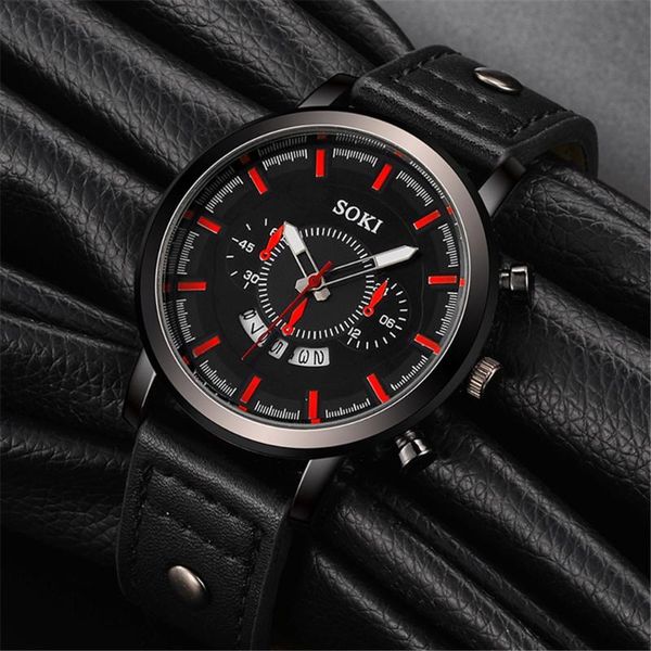 wristwatches military quartz men watch leather watches relogio masculino for presents business, Slivery;brown
wristwatches military quartz men watch leather watches relogio masculino for presents business, Slivery;brown