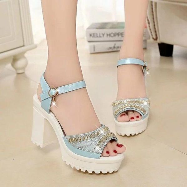 sandals 2021 rhinestone thick-heeled fish mouth female students joker high-heeled platform ladies summer women's shoes, Black
sandals 2021 rhinestone thick-heeled fish mouth female students joker high-heeled platform ladies summer women's shoes, Black