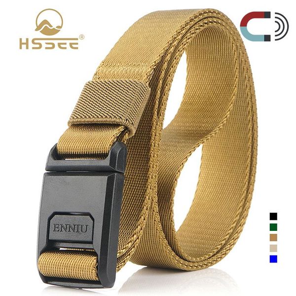 waist support hssee 2.5cm military nylon belt engineering plastic magnetic buckle outdoor sports soft and strong thin, Black;gray
waist support hssee 2.5cm military nylon belt engineering plastic magnetic buckle outdoor sports soft and strong thin, Black;gray