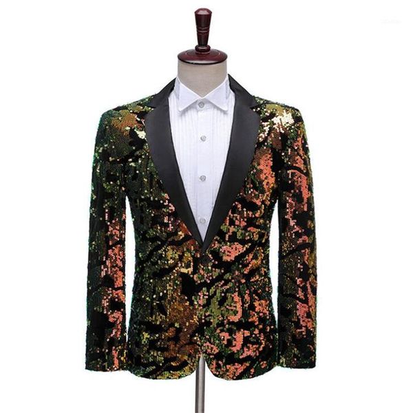 men's suits & blazers turn sequins jackets singer stage shiny glitter konishi slim host the bar performances personalized robe de marié, White;black
men's suits & blazers turn sequins jackets singer stage shiny glitter konishi slim host the bar performances personalized robe de marié, White;black