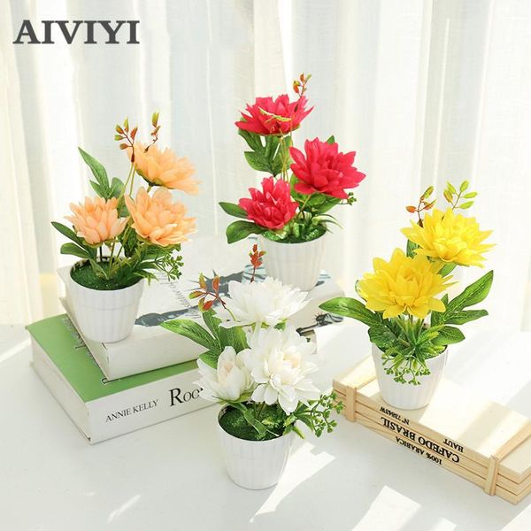 three-headed small flower bonsai fake flowers habitacion coration wedding garden home decor plantas artificiales para decorative & wreaths
three-headed small flower bonsai fake flowers habitacion coration wedding garden home decor plantas artificiales para decorative & wreaths