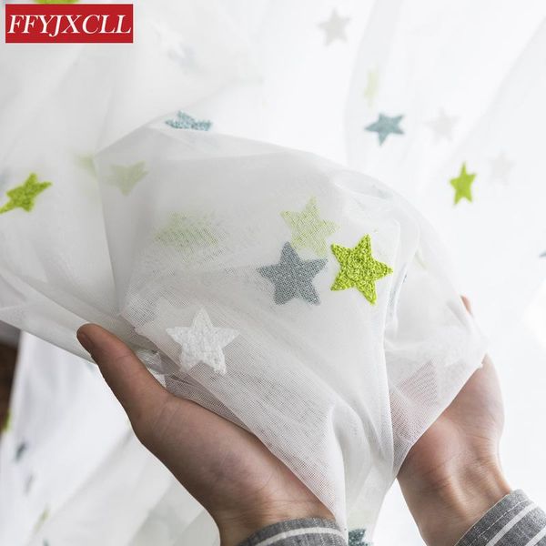 curtain & drapes embroidery green star window tulle for living room cartoon curtains kids bedroom balcony nursery decor
curtain & drapes embroidery green star window tulle for living room cartoon curtains kids bedroom balcony nursery decor