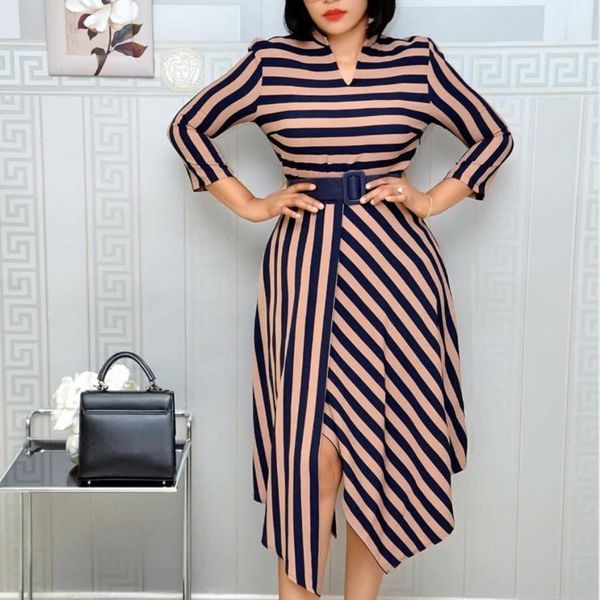 casual dresses aomei elegant striped print dress v-neck midi female clothing office lady fashion spring autumn outfit large size, Black;gray
casual dresses aomei elegant striped print dress v-neck midi female clothing office lady fashion spring autumn outfit large size, Black;gray
