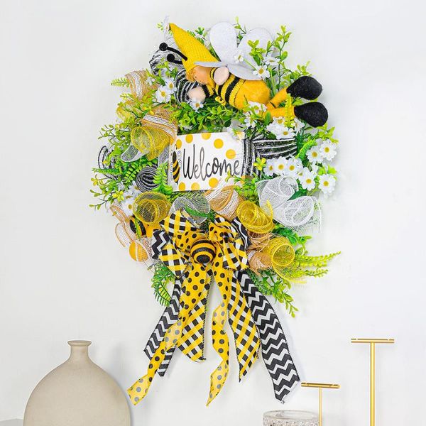 decorative flowers & wreaths 30cm door large garland artificial flower wreath wall hanging front home bee festival wedding decoration house
decorative flowers & wreaths 30cm door large garland artificial flower wreath wall hanging front home bee festival wedding decoration house