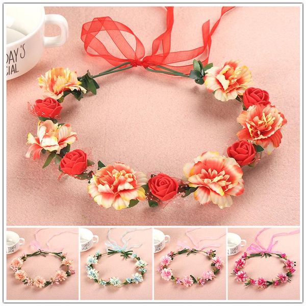 hair accessories bride flower crown hairband wreath headband wedding party floral garland cosplay headpiece, Slivery;white
hair accessories bride flower crown hairband wreath headband wedding party floral garland cosplay headpiece, Slivery;white