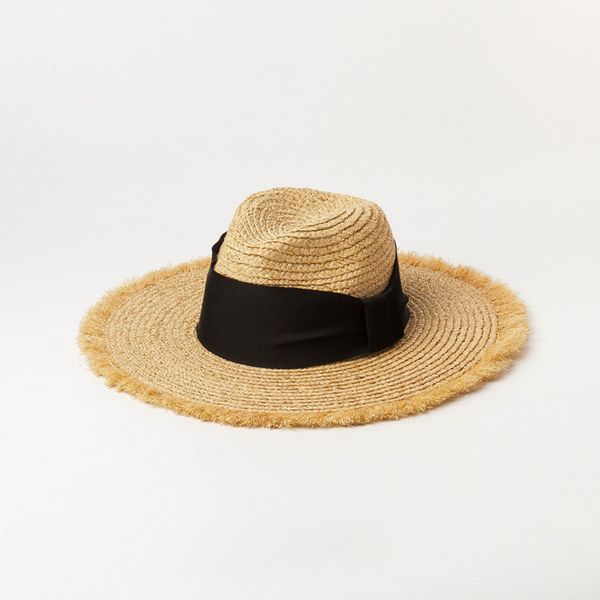 fashion big hat spring and summer wide ribbon bow frizzled edge lafite jazz outdoor sunscreen beach, Blue;gray
fashion big hat spring and summer wide ribbon bow frizzled edge lafite jazz outdoor sunscreen beach, Blue;gray