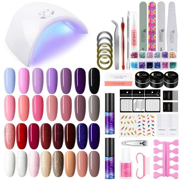 nail art kits professional set with uv extension gel polish lamp manicure tools supply base coat colorful design
nail art kits professional set with uv extension gel polish lamp manicure tools supply base coat colorful design