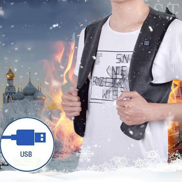 men women outdoor usb heating vest jacket winter keep warm for sports hiking waistcoat self clothing 8.5 back support, Black;blue
men women outdoor usb heating vest jacket winter keep warm for sports hiking waistcoat self clothing 8.5 back support, Black;blue