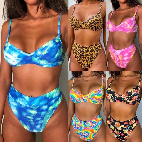 women's swimwear print bikinis women printing two piece bikini set push up bathing 2021 female swimsuit high waist, White;black
women's swimwear print bikinis women printing two piece bikini set push up bathing 2021 female swimsuit high waist, White;black
