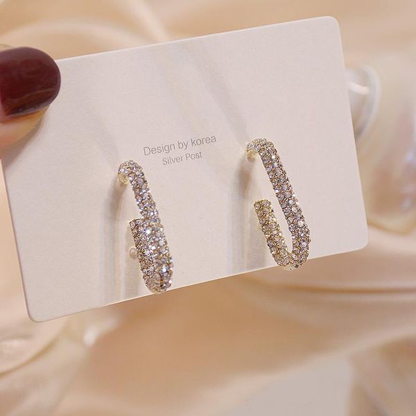 stud fashion exquisite geometry earrings for women luxury jewelry micro-inlaid zircon wedding woman's gift, Golden;silver
stud fashion exquisite geometry earrings for women luxury jewelry micro-inlaid zircon wedding woman's gift, Golden;silver